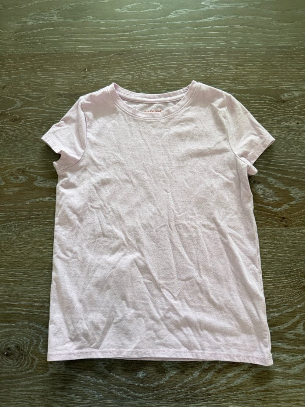Girls Cat & Jack light purple short sleeve t-shirt tee top size M 7/8